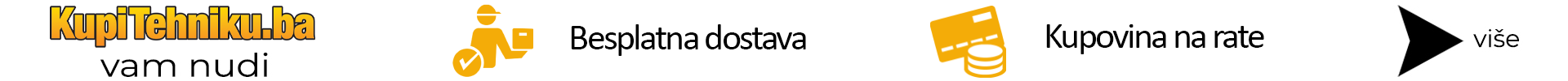 Besplatna dostava i kupovina na rate