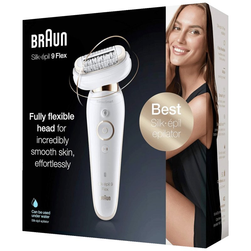 Braun epilator, Silk-epil 9 Flex 9001, Wet Dry SES 9001 3D