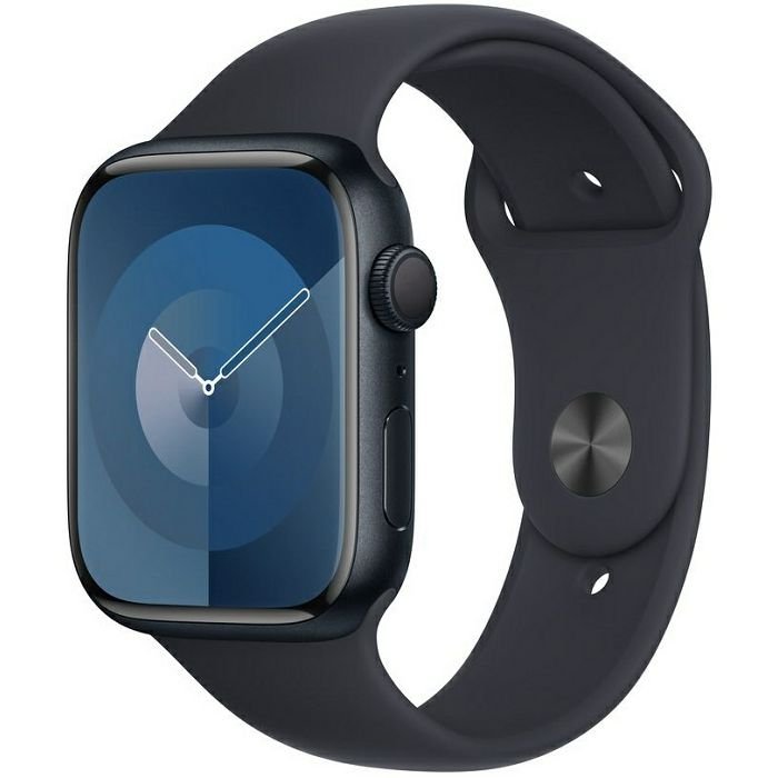 Apple Watch S9 GPS 45mm Midnight Alu Case w Midnight Sport Band -M/L