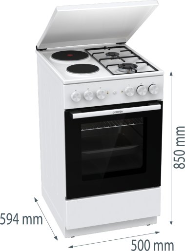 Gorenje kombinovani šporet GK5A12WG