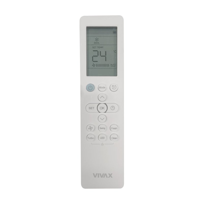 Vivax Cool klima uređaj ACP-12CH35AERI + R32 silver mirror, ACP-12CH35AERI/O+2 grijača A++