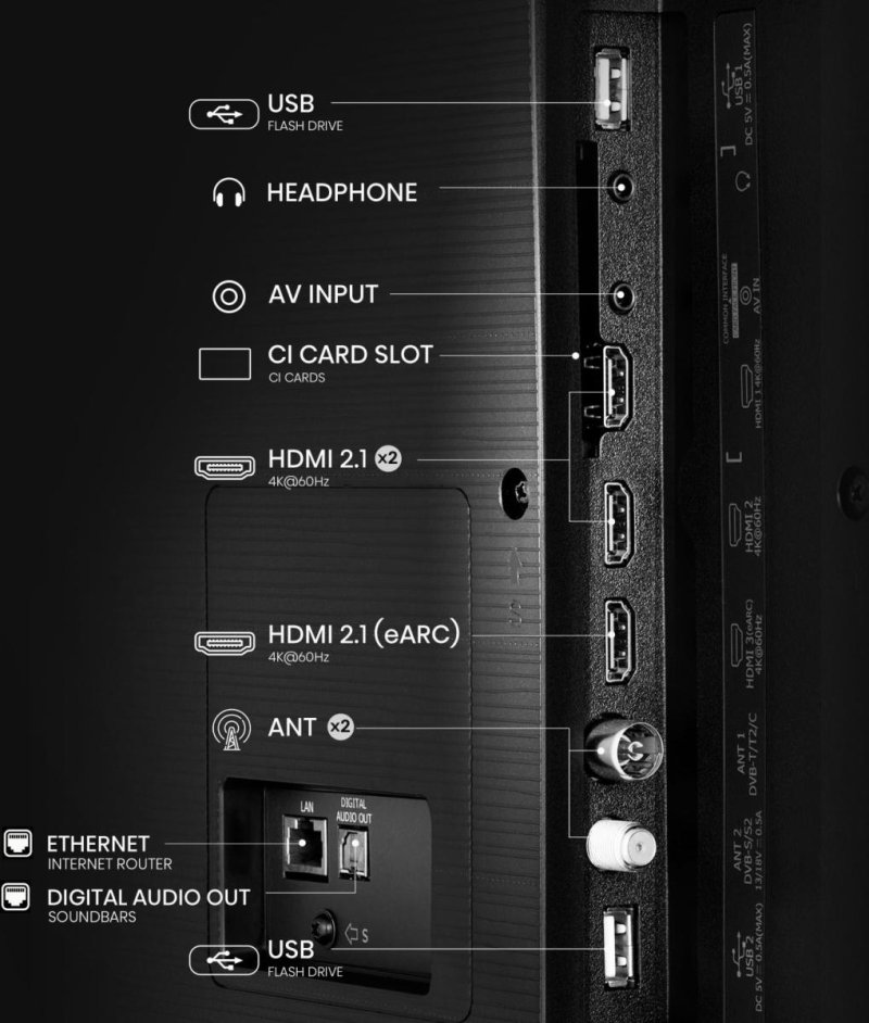Hisense  TV, Smart, 85A6Q