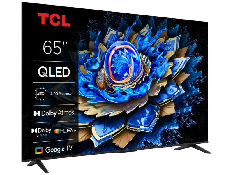 TCL 4K QLED Google TV, 65T69C + S45HE TCL Soundbar DTS Virtual X Dolby Atmos 100