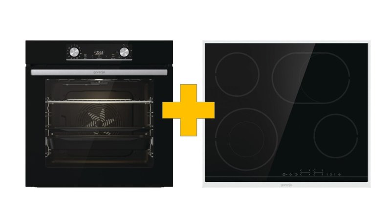 Gorenje set BLACK STEAM