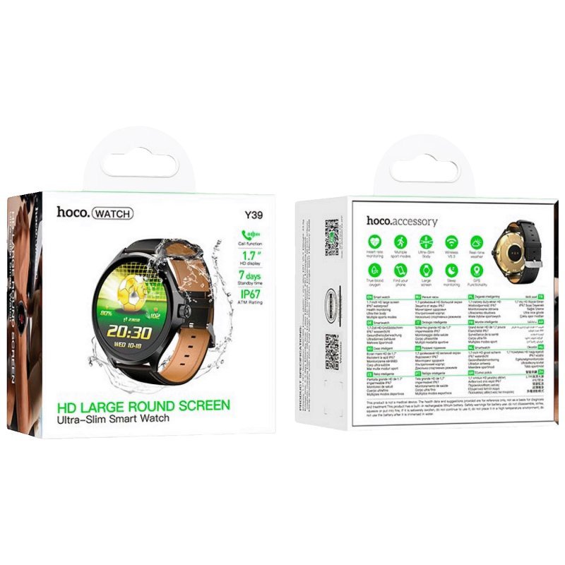 Hoco pametni sat, 1.97, Bluetooth, GPS, IP67,Y39