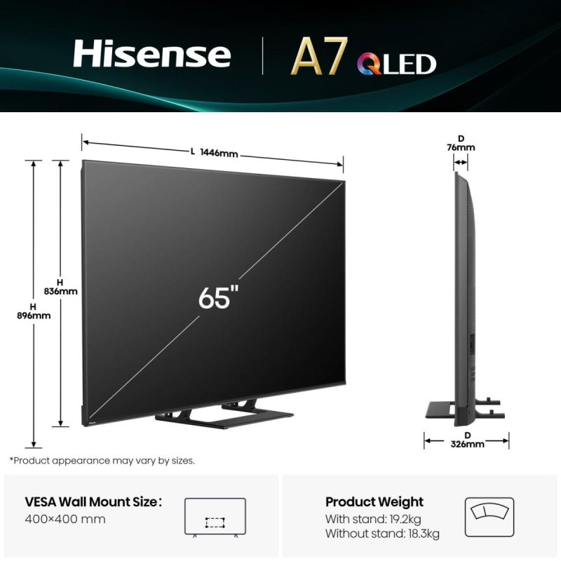 Hisense QLED 65A7Q
