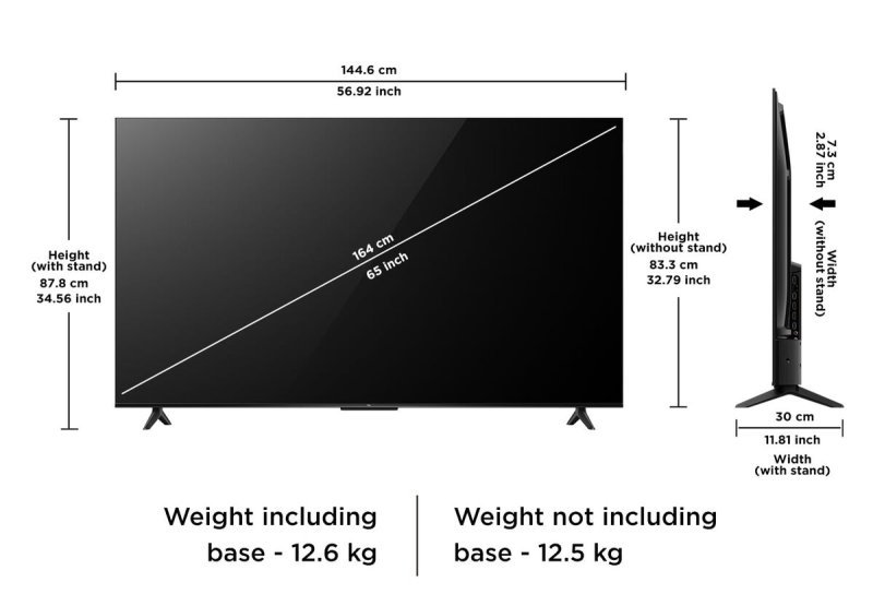 TCL 55" 4K QD-Mini LED TV 55C6KS