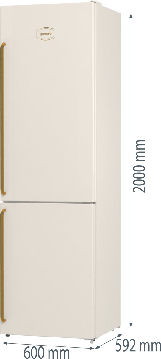 Gorenje kombinovani frižider NRK6202CLI