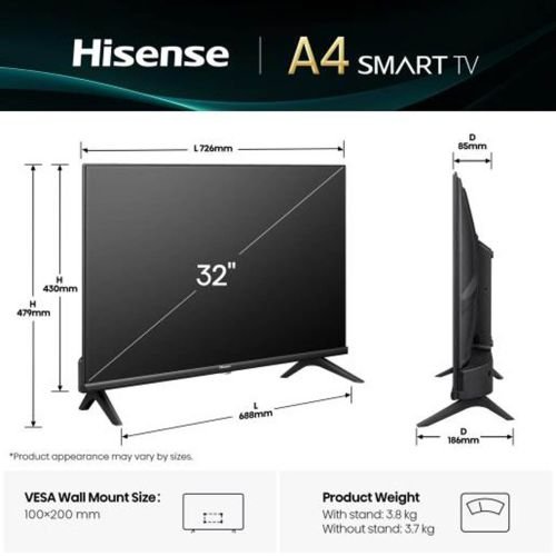 Hisense Smart TV 32A4Q
