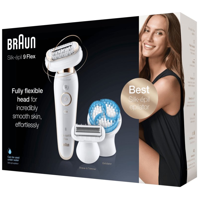 Braun epilator, 3u1, Silk-epil 9 Flex, SES 9010 3D