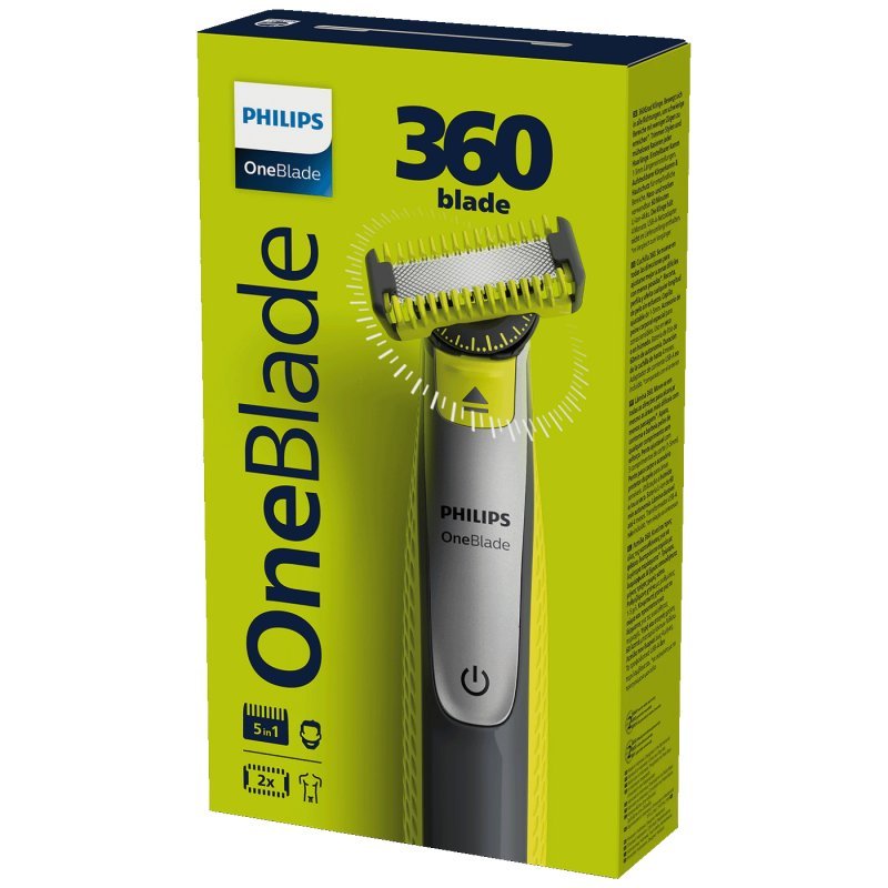 Philips aparat za brijanje, trimer, OneBlade 360, lice + tijelo QP2834/23