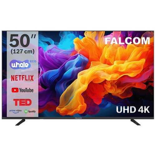 FALCOM LED TV, UHD 4K, Smart, 50LTF022SM