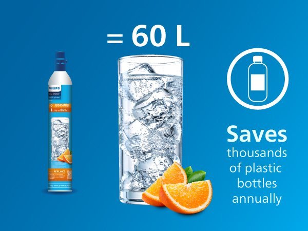 Philips CO2 cilinder za soda vodu, ADD913/10