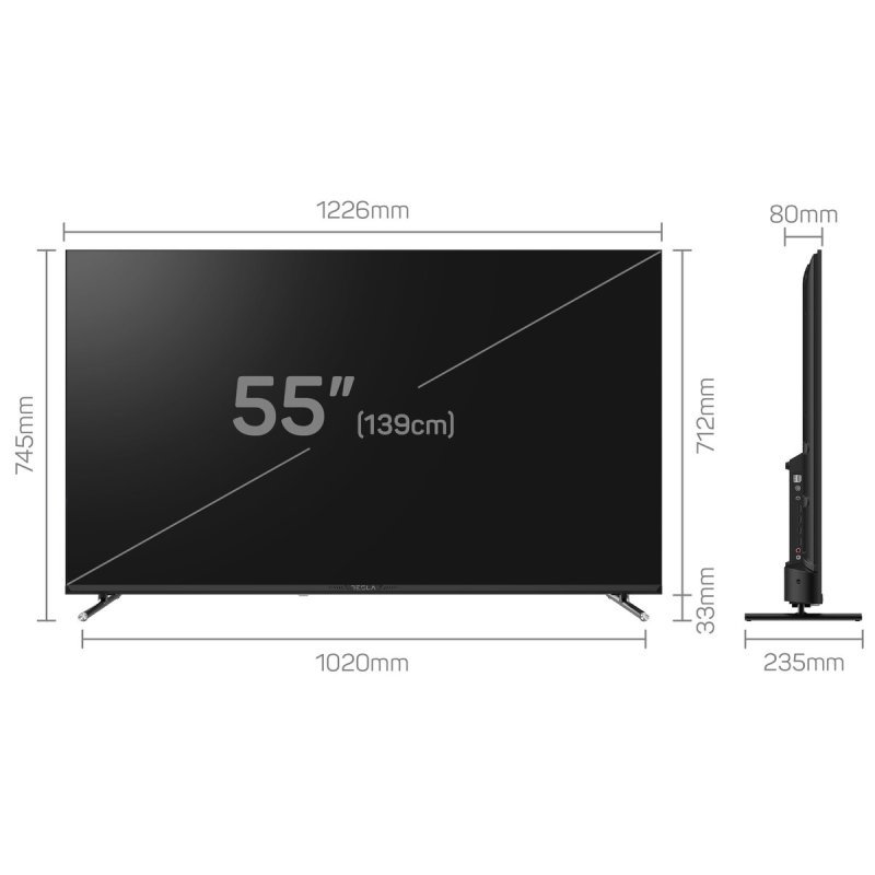 Tesla LED TV UHD, WebOS 55E655BUW