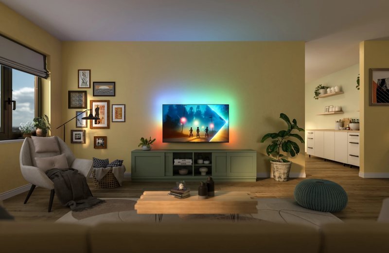Philips 4K LED Ambilight, Titan OS, Smart TV 65PUS8200/12